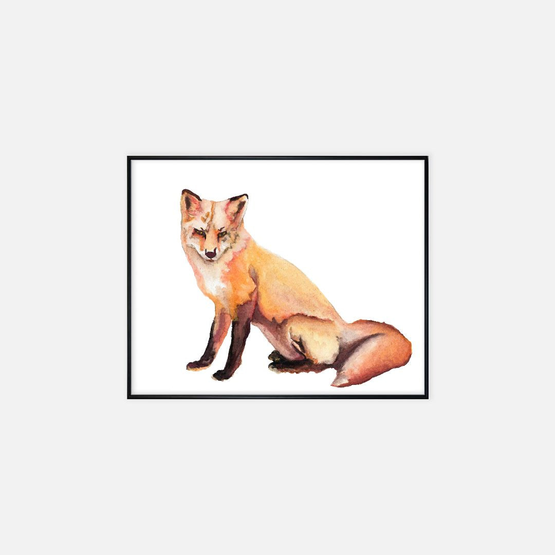 Print (16" x 20") - "Fox"