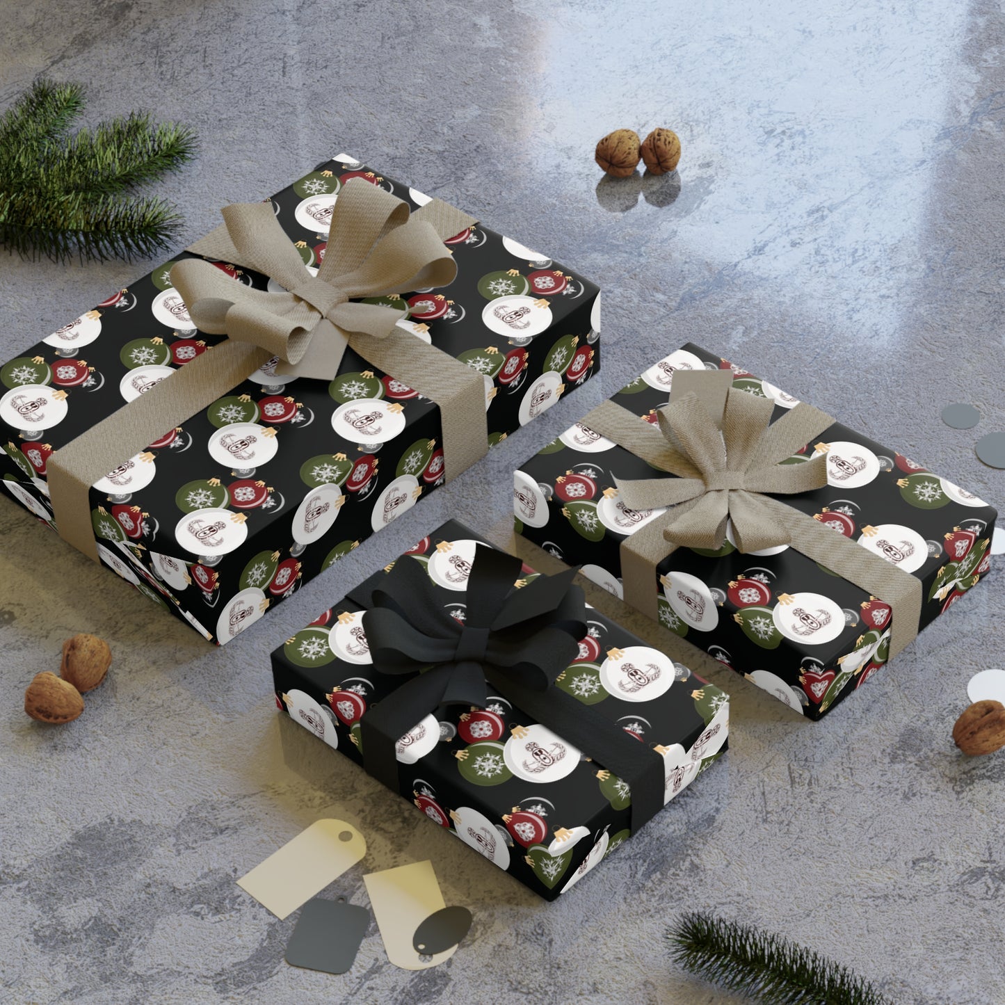 Wrapping Paper - "EOD Ornaments"