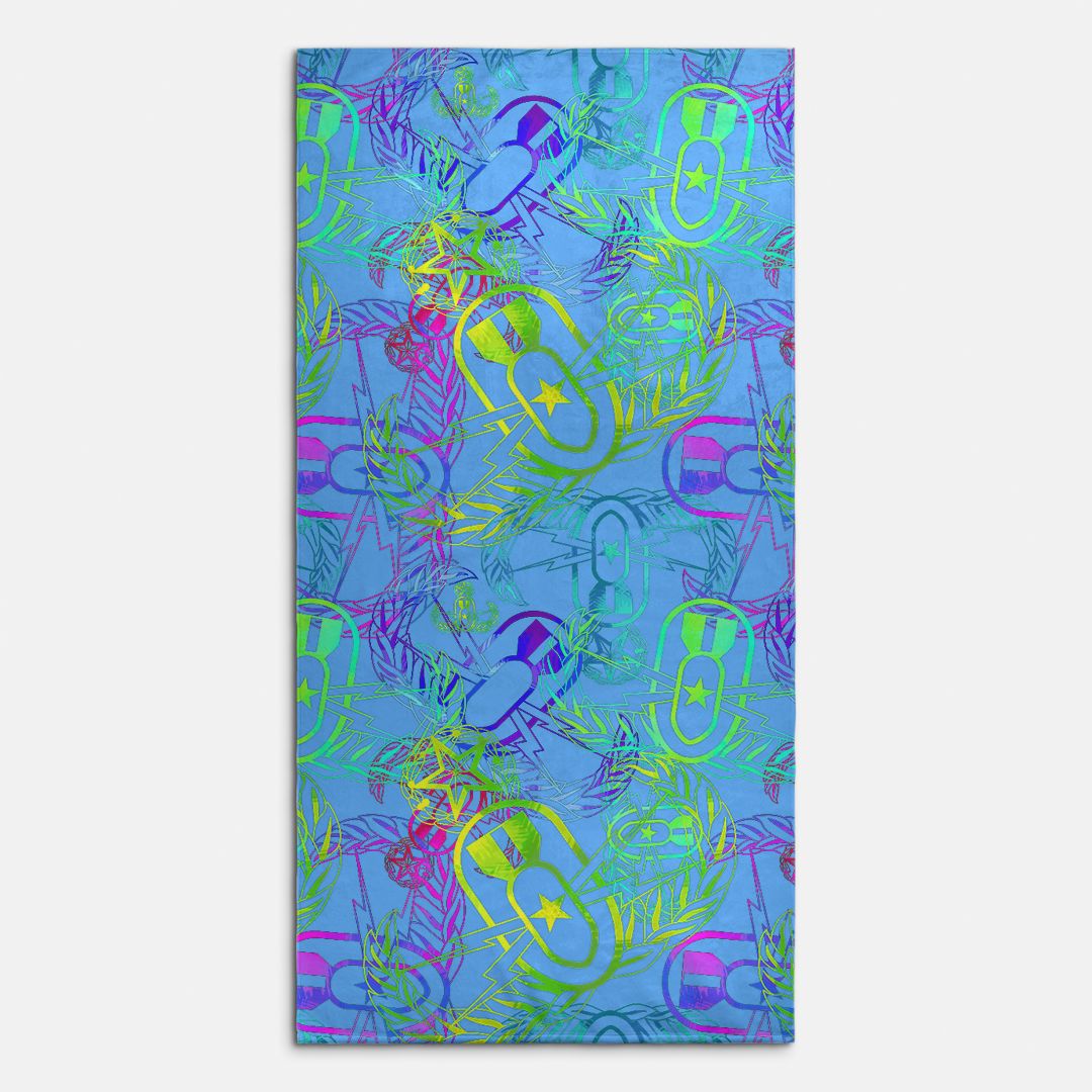 Beach Towel - "It's 5 o'clock Somewhere" (Pastels)