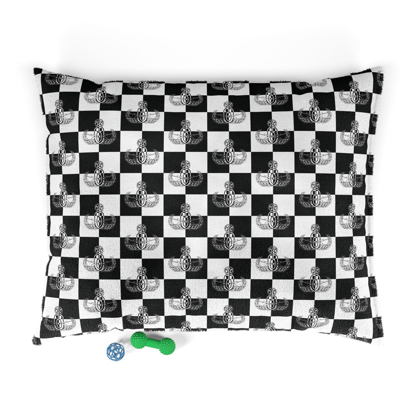 Pet Bed — "EOD Checkered Flag"