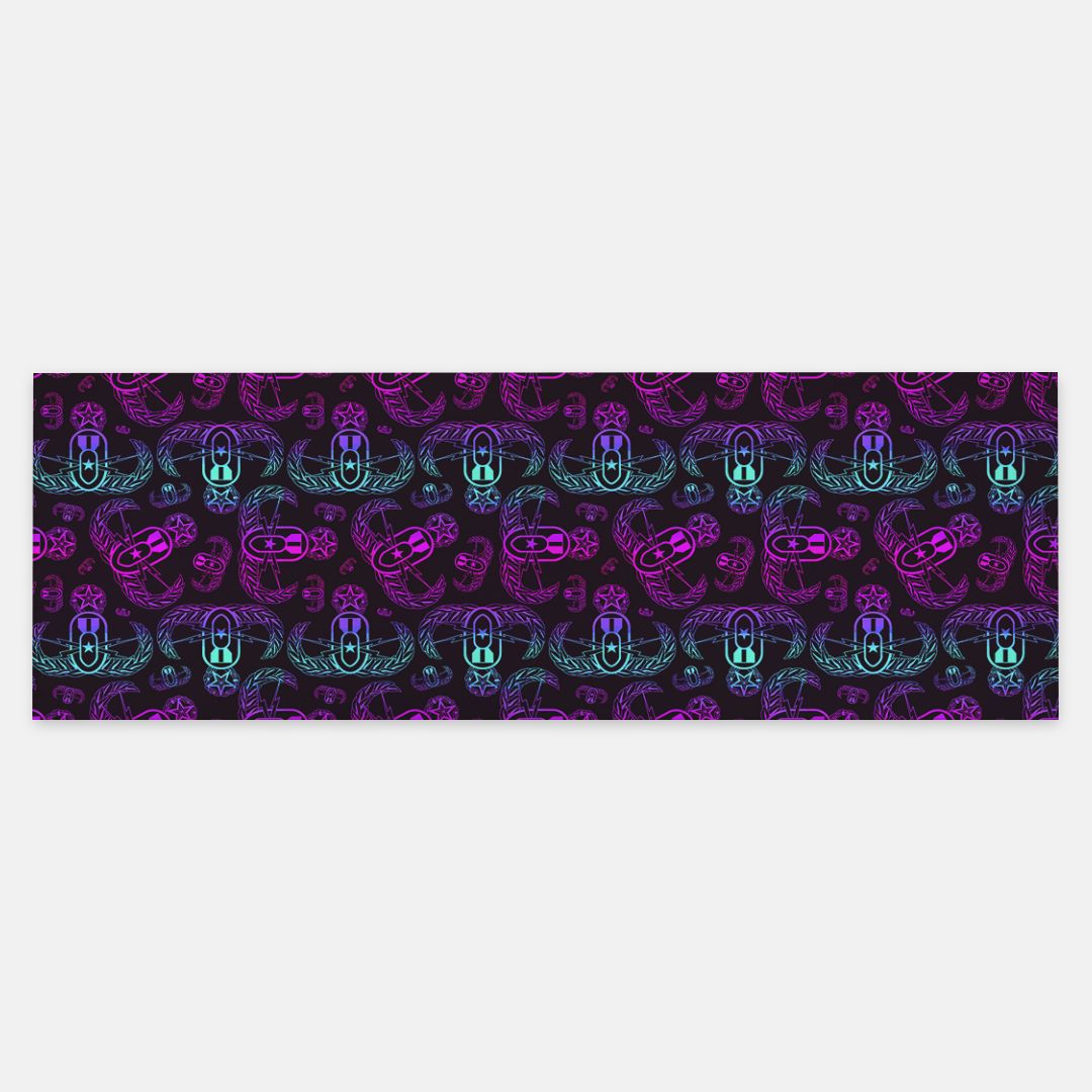 Print On Demand  - Pashmina Scarf - "EOD Ombre" (Pink/Turquoise/Purple)
