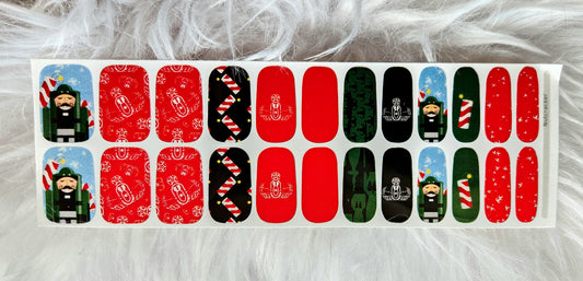 Nail Art Strips - "EOD Nutcracker"