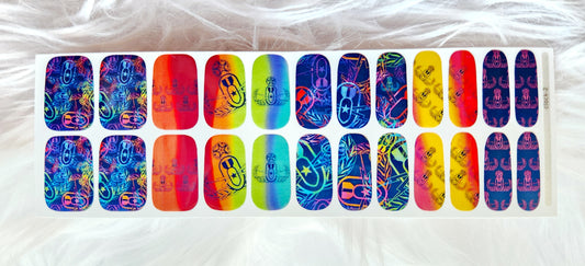 Nail Art Strips - "It's 5 o'clock Somewhere"