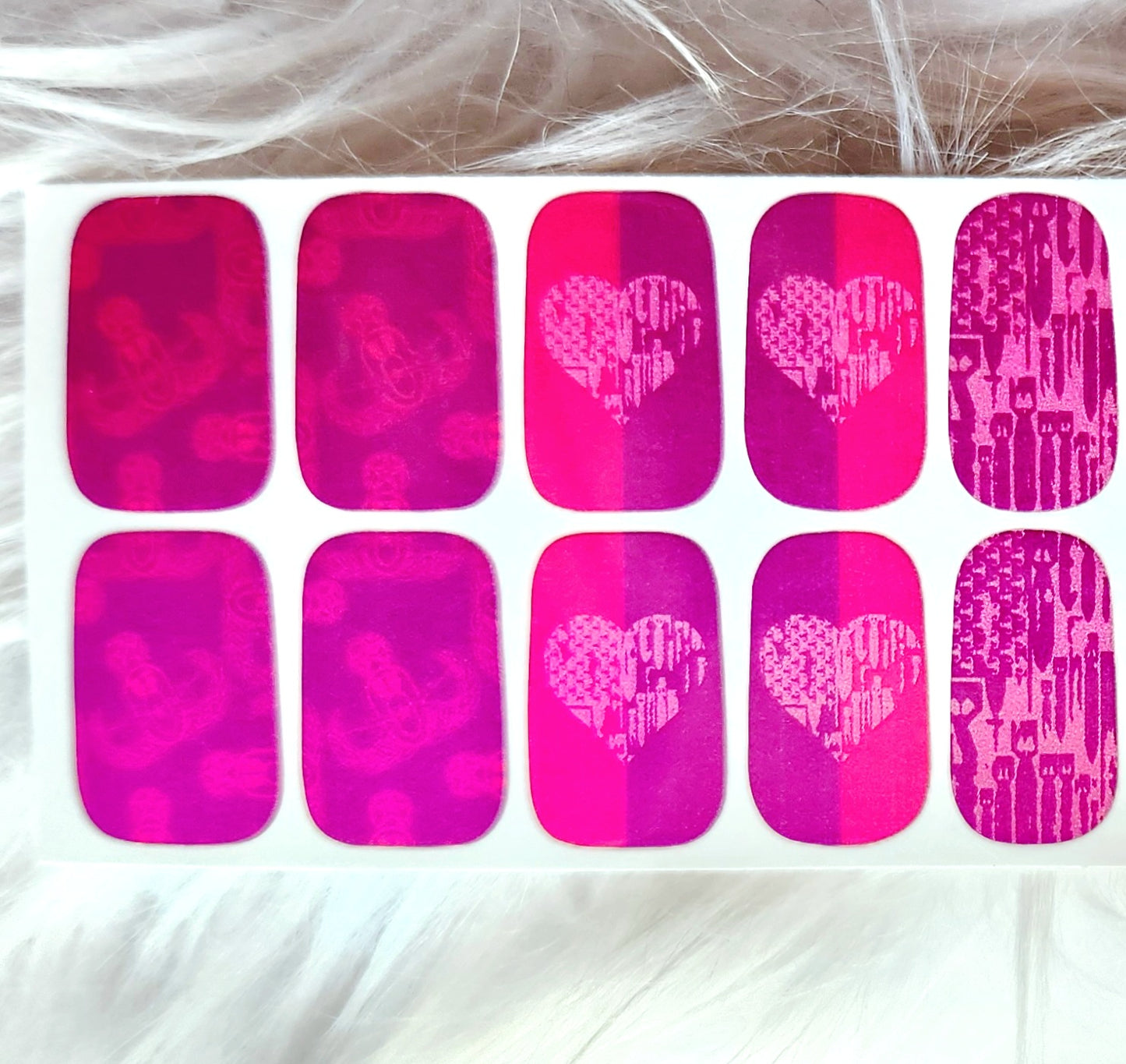 Nail Art Strips - "I Heart EOD"
