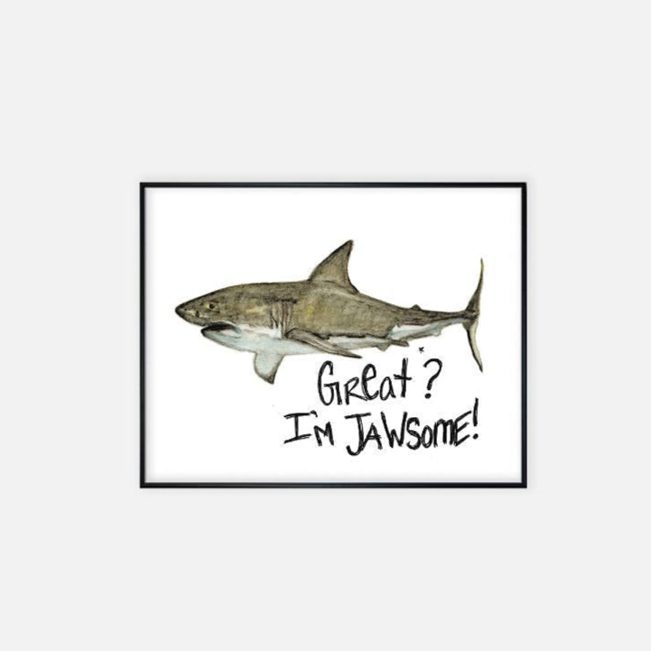 Print (11" x 14") - "JAWSome"