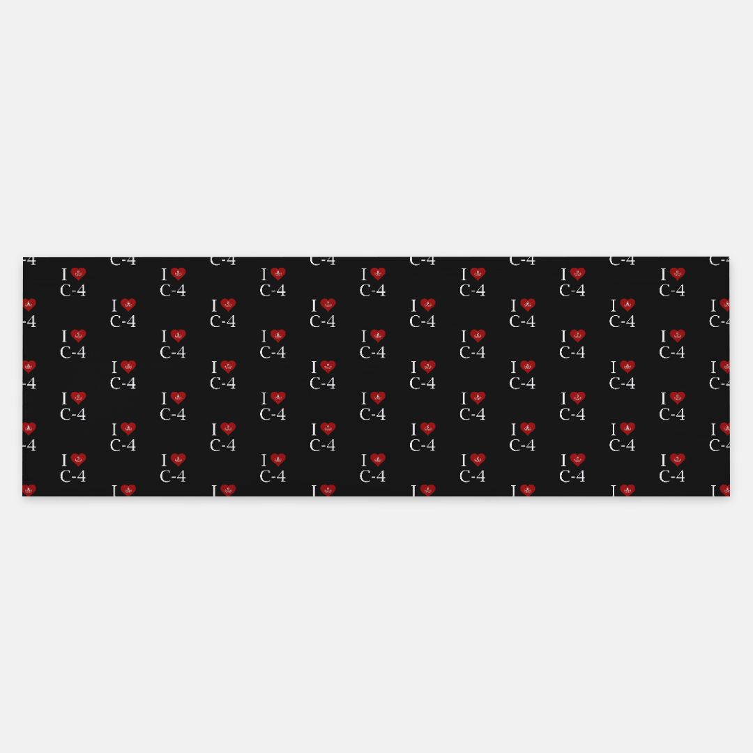 Pashmina Scarf - "I Heart C-4"