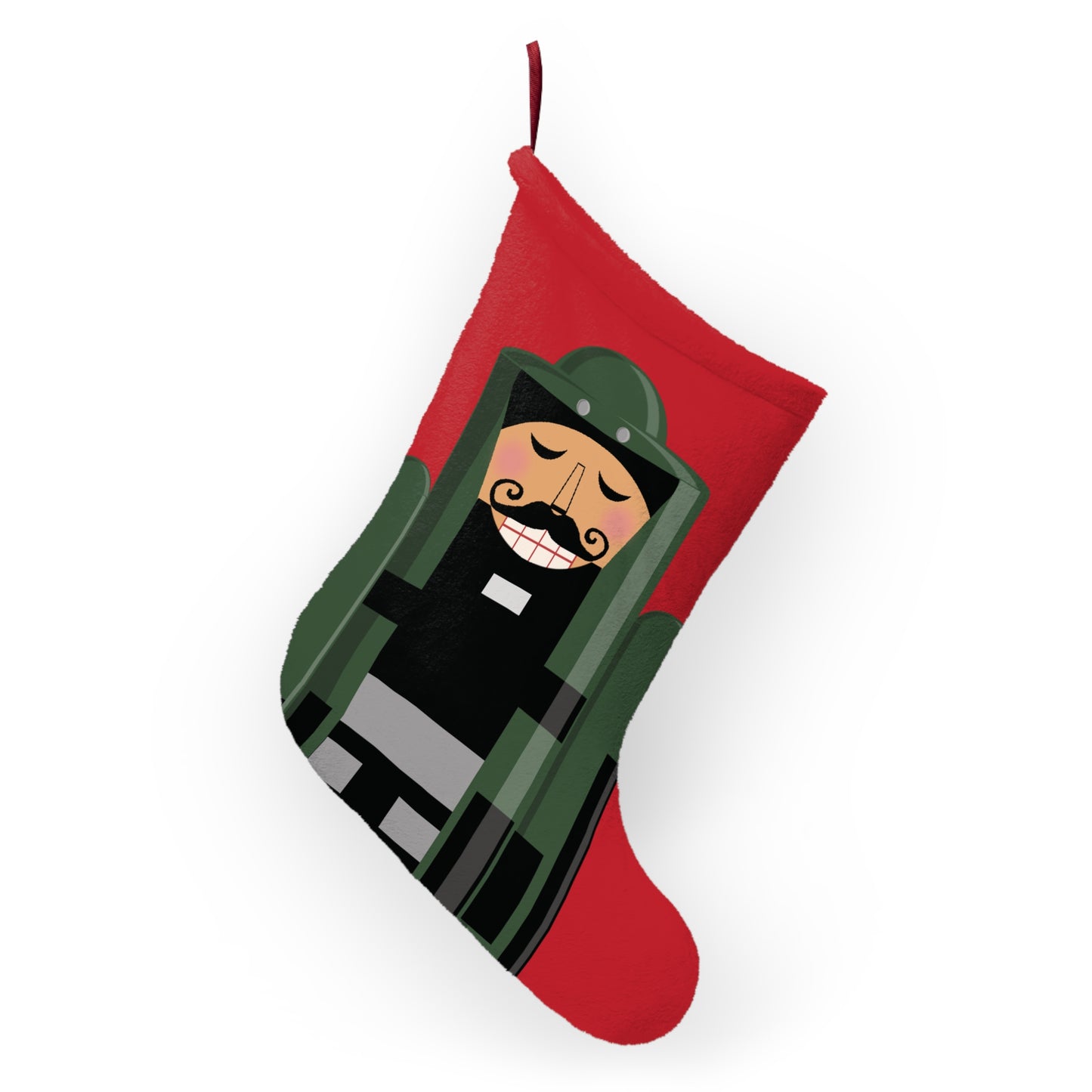 Stocking (Large)— "Bomb Suit Nutcracker"