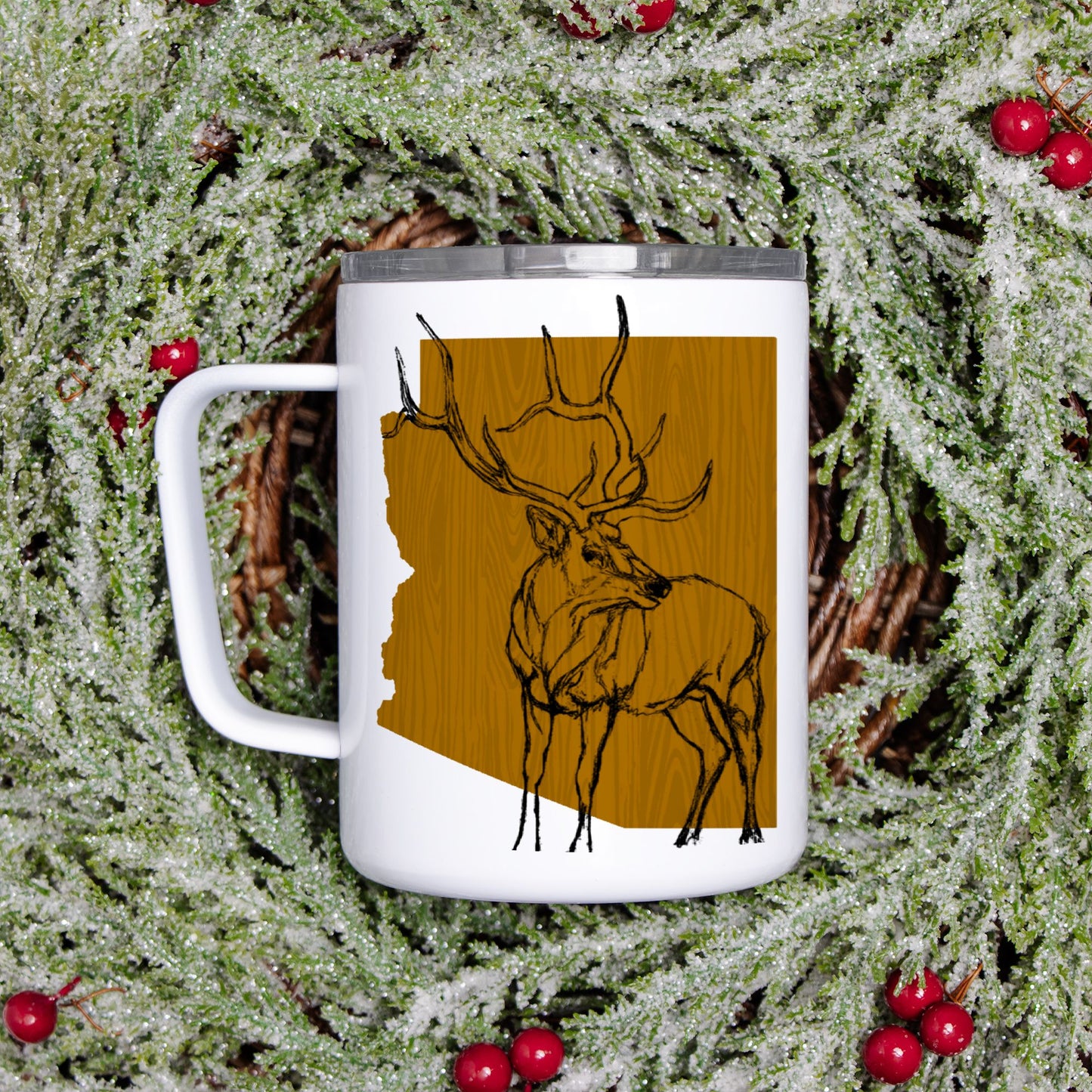 Travel Mug - "AZ Elk"