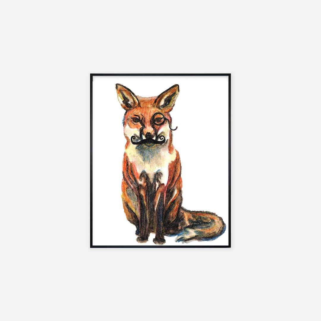 Print (16" x 20") - "Foxy"