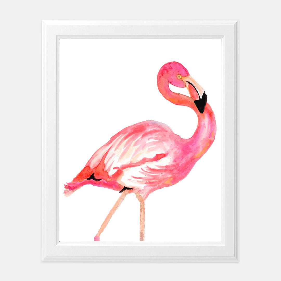 Print (8" x10") - "Flamingo"