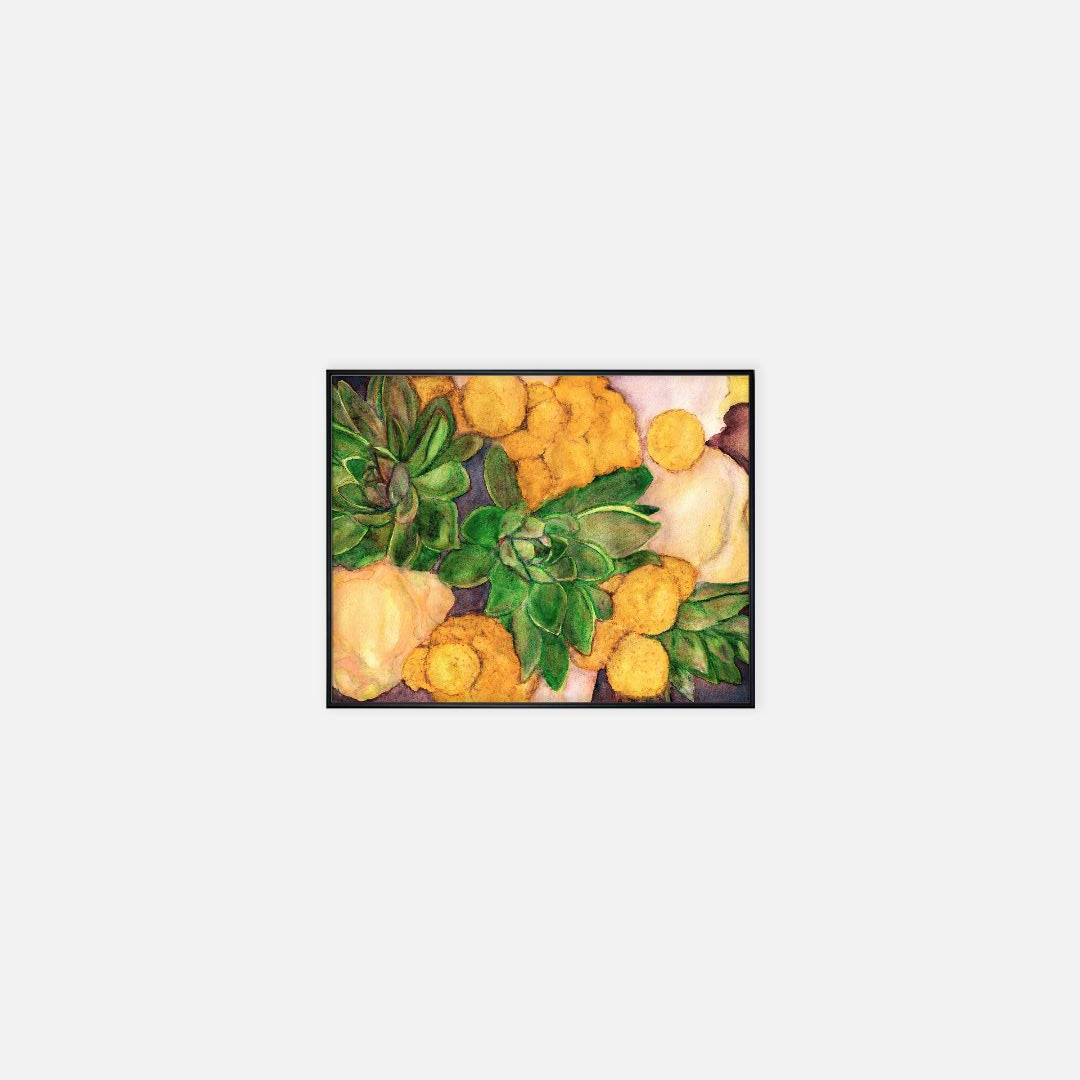 "Succulent Bouquet" - Print (11" x 14")