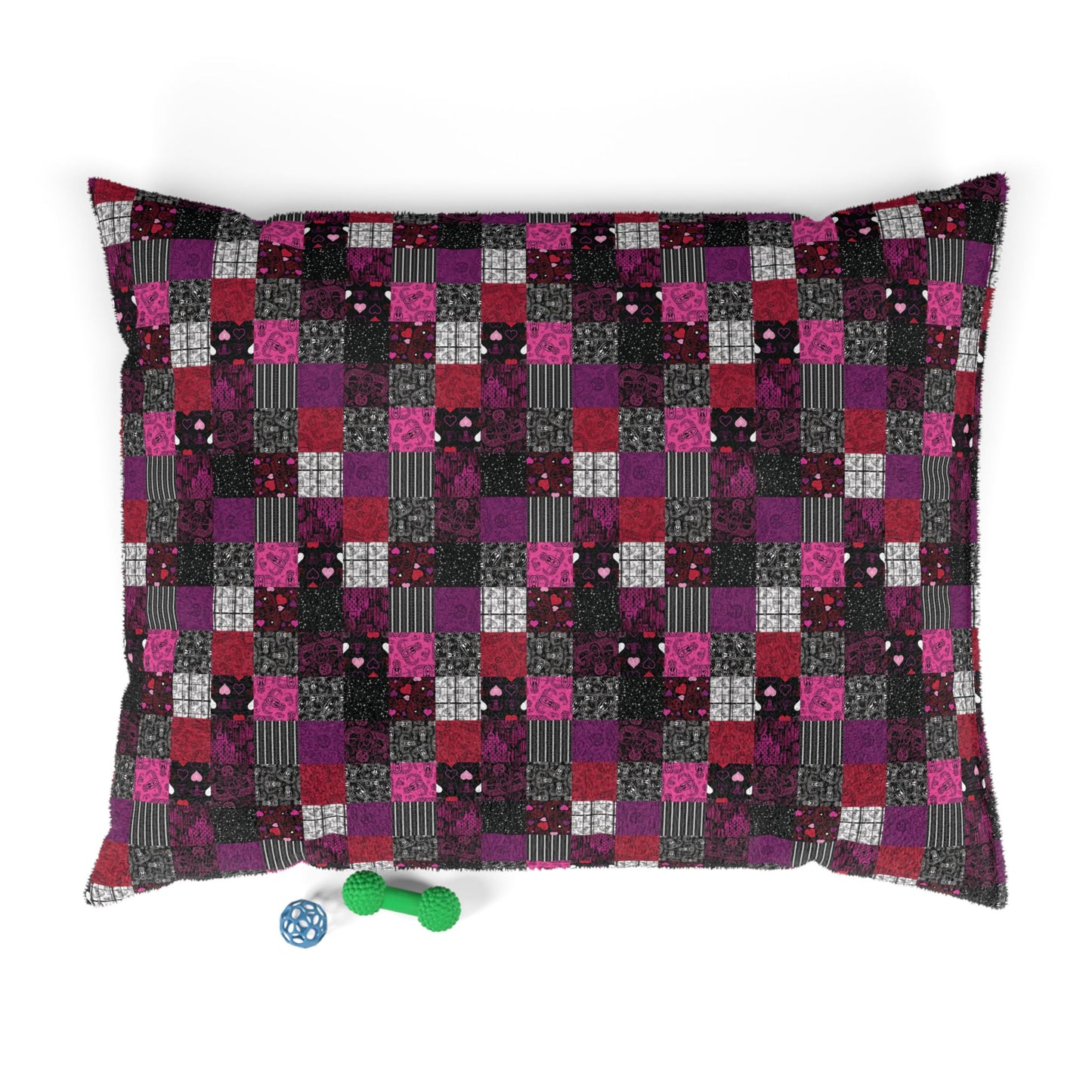 Pet Bed — "EOD Patchwork" (Pinks)