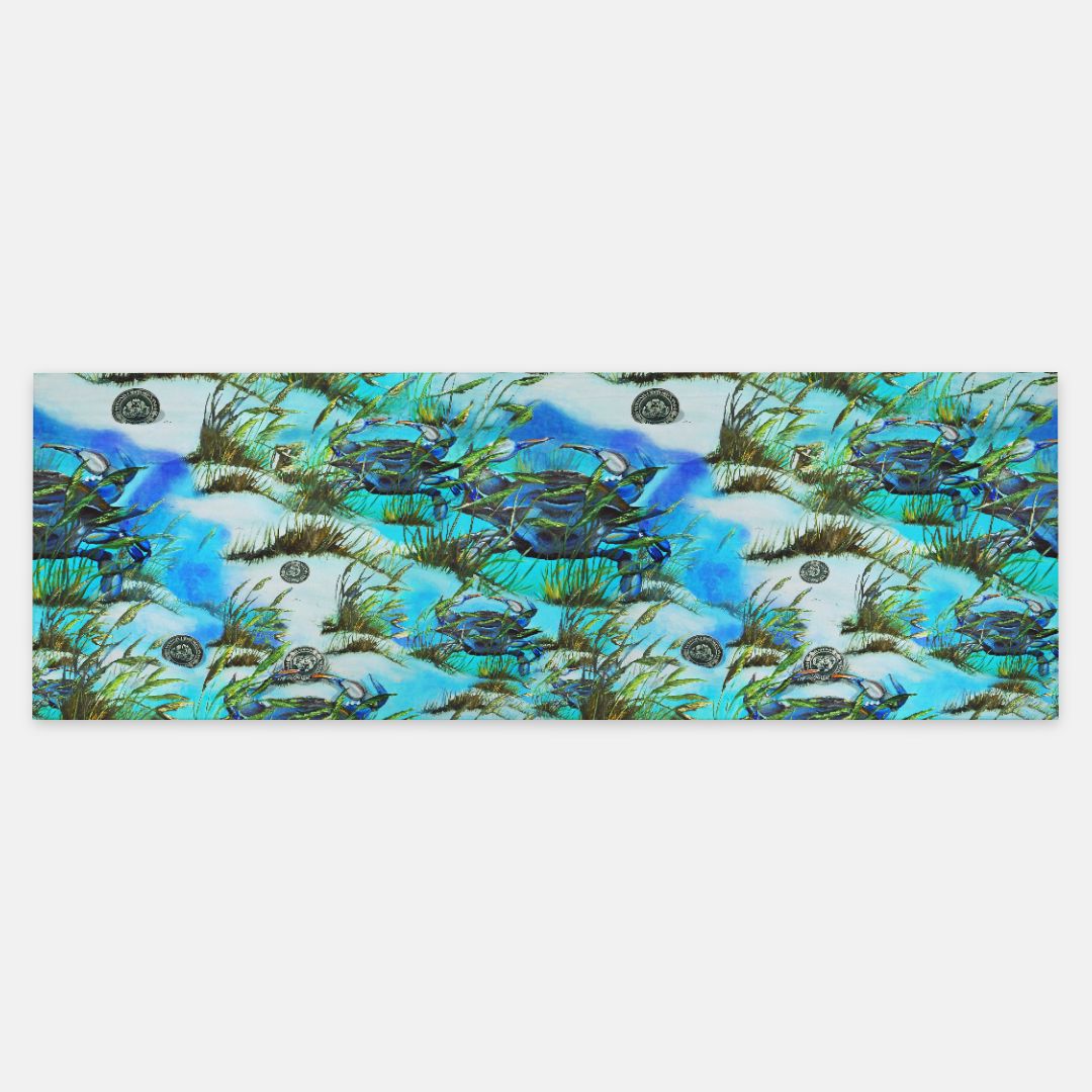 Print On Demand  - Pashmina Scarf - "Crab Island Treasure"