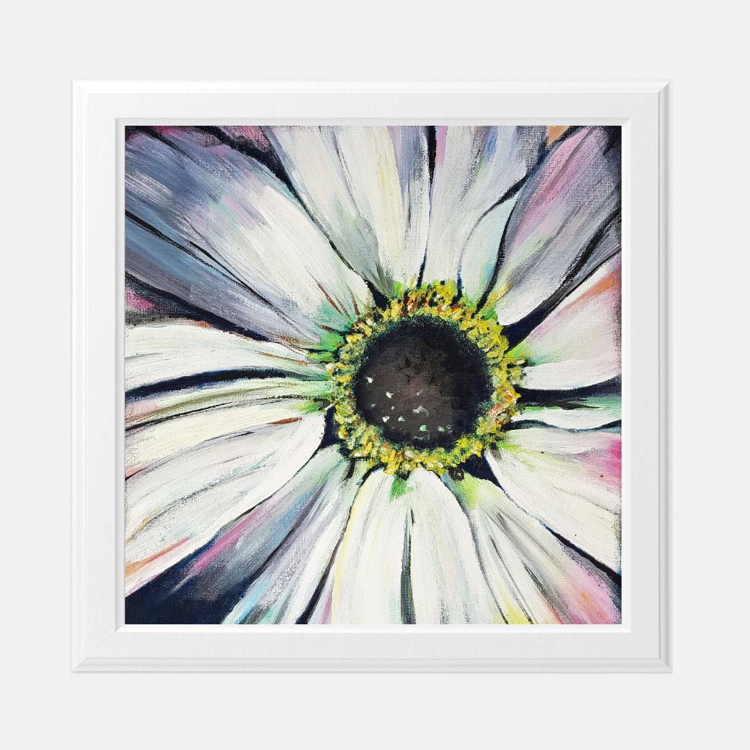 Print (8" x 8") - "Abstract Daisy"