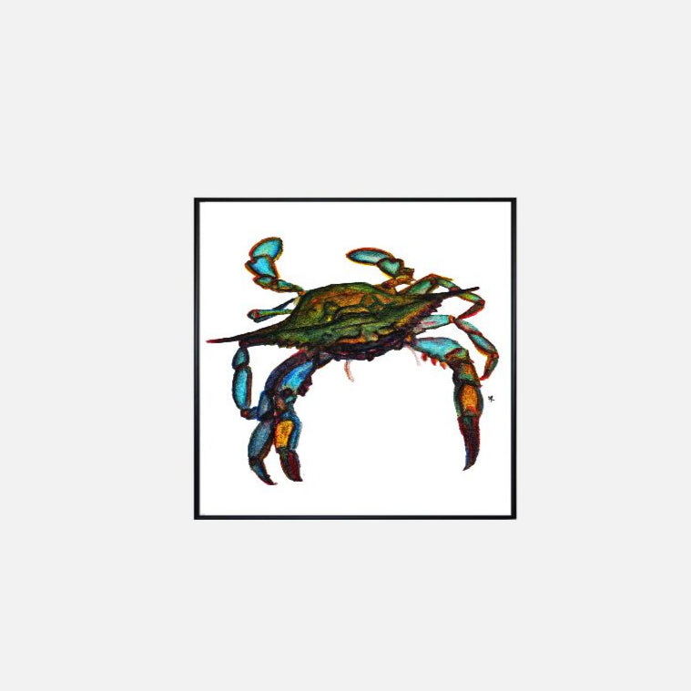 Print (12" x 12") - "Blue Crab"