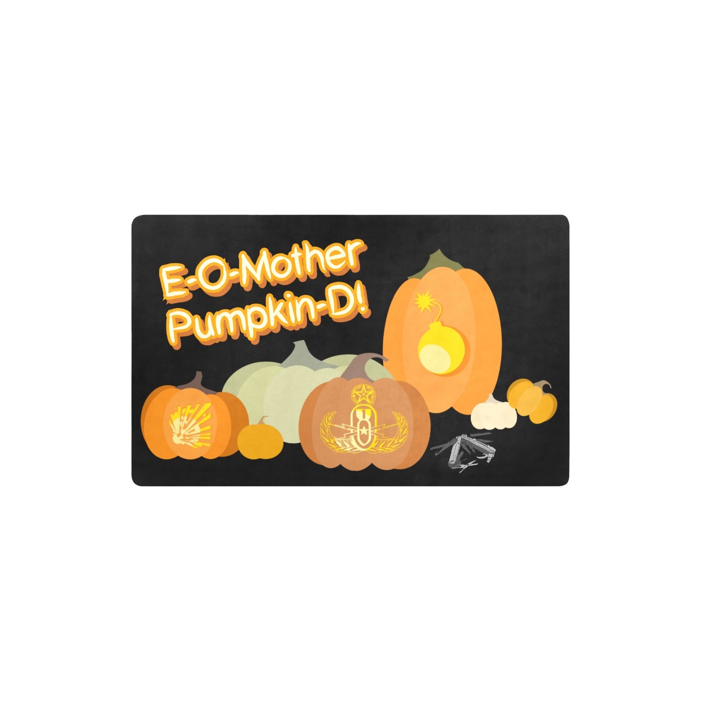 Kitchen Mat - "E-O-Mother Pumpkin-D"