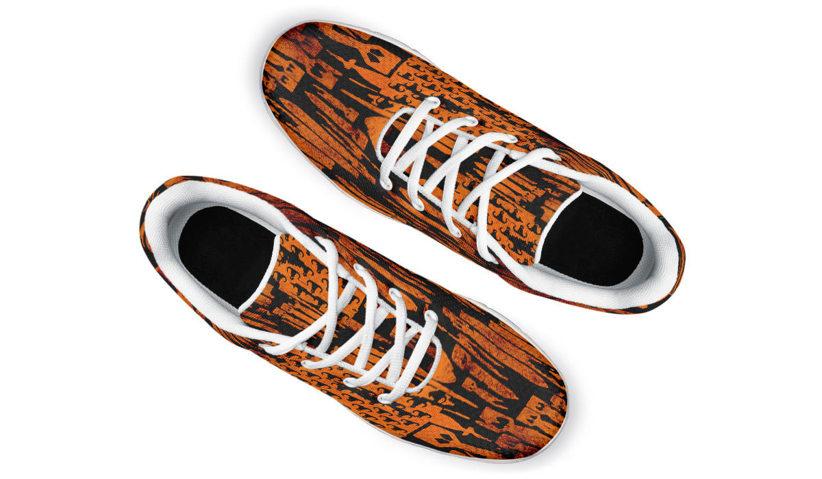 Print On Demand - Sneakers - "EOD Bomb Flag" (Orange on Black)