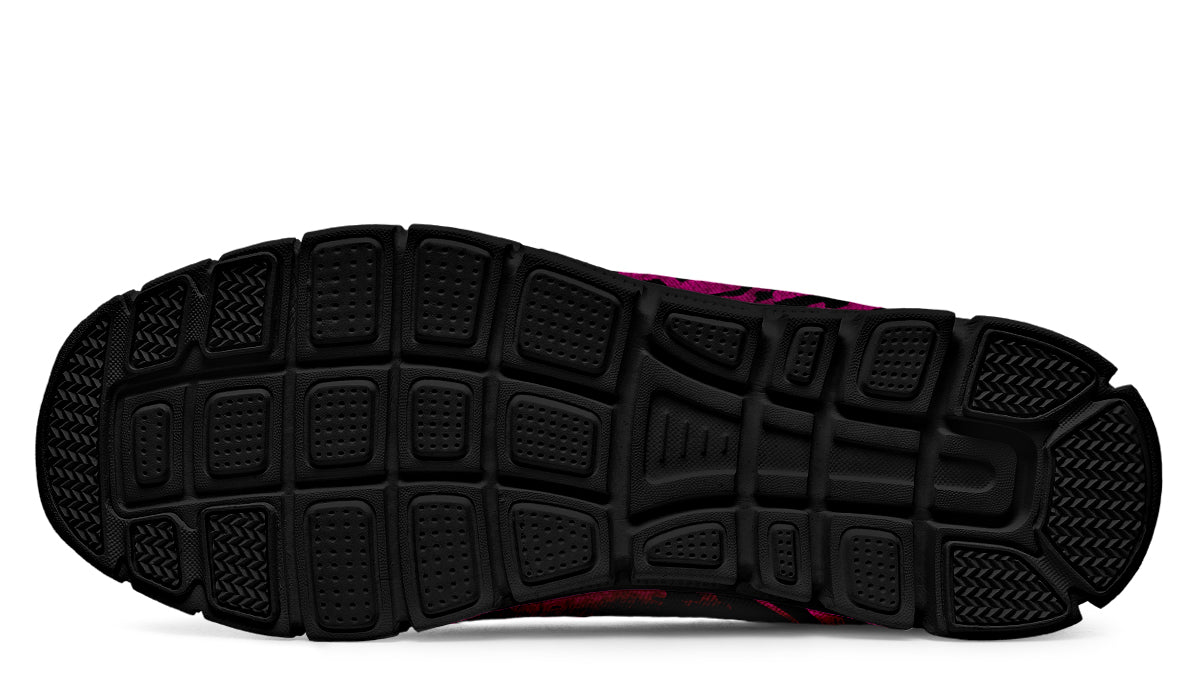 Print On Demand - Sneakers - "EOD Bomb Flag" (Pink on Black)