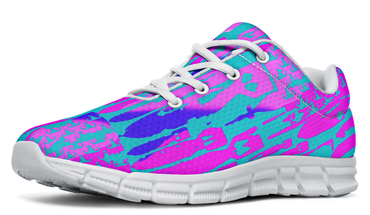 Print On Demand - Sneakers - "EOD Bomb Flag" (Green/Blue/Purple)