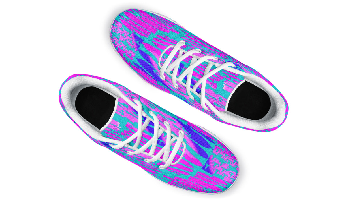 Print On Demand - Sneakers - "EOD Bomb Flag" (Green/Blue/Purple)