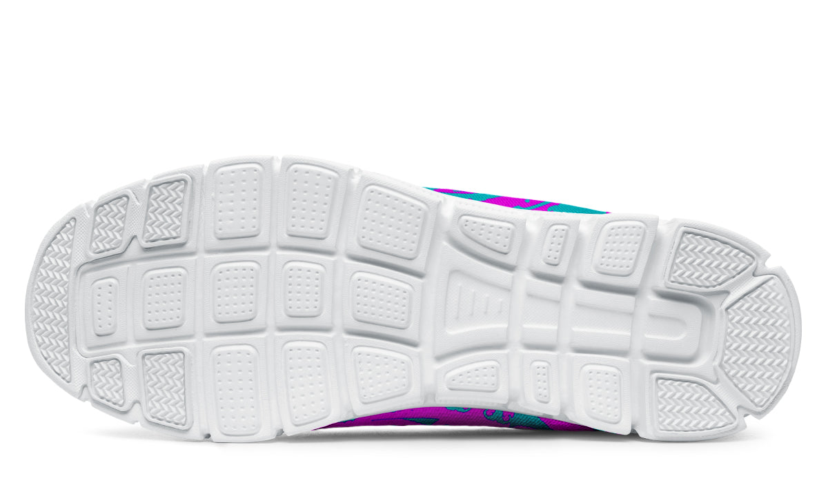 Print On Demand - Sneakers - "EOD Bomb Flag" (Green/Blue/Purple)