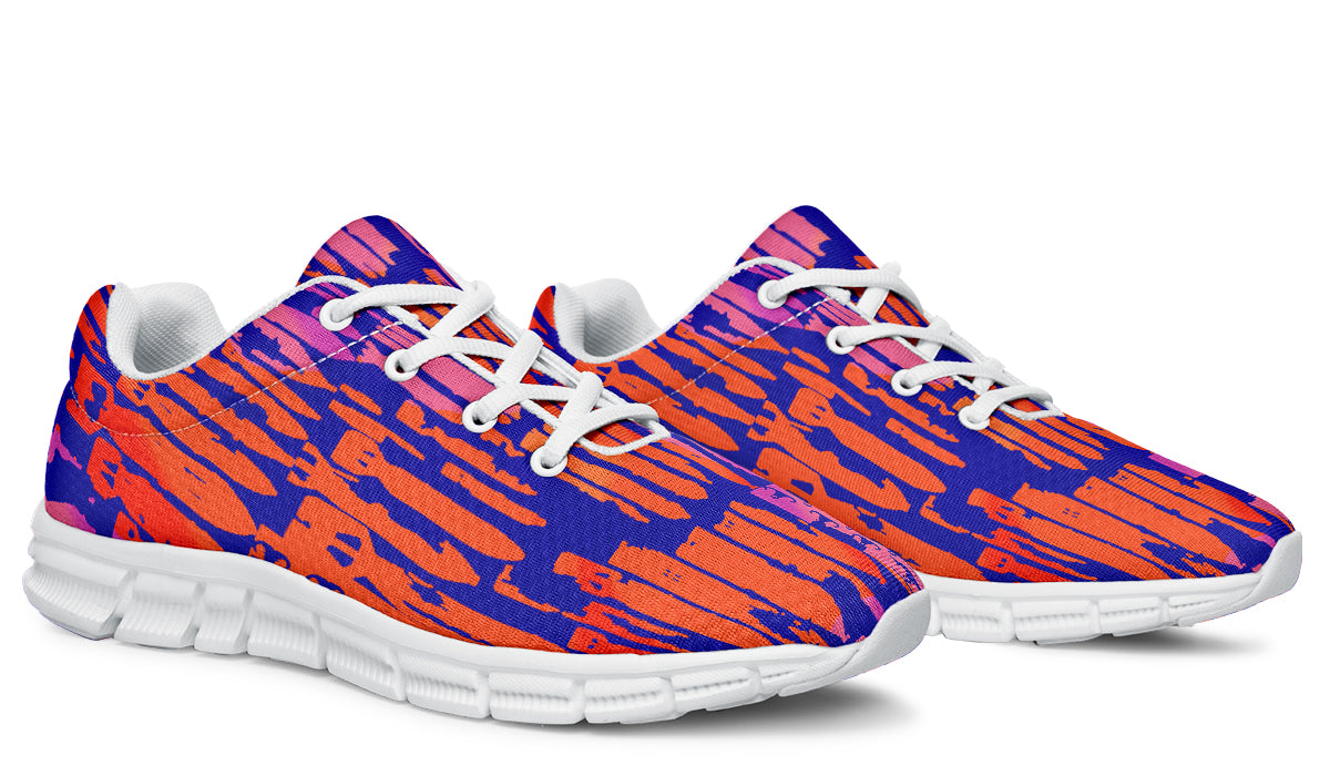 Print On Demand - Sneakers - "EOD Bomb Flag" (Pink/Orange/Blue)