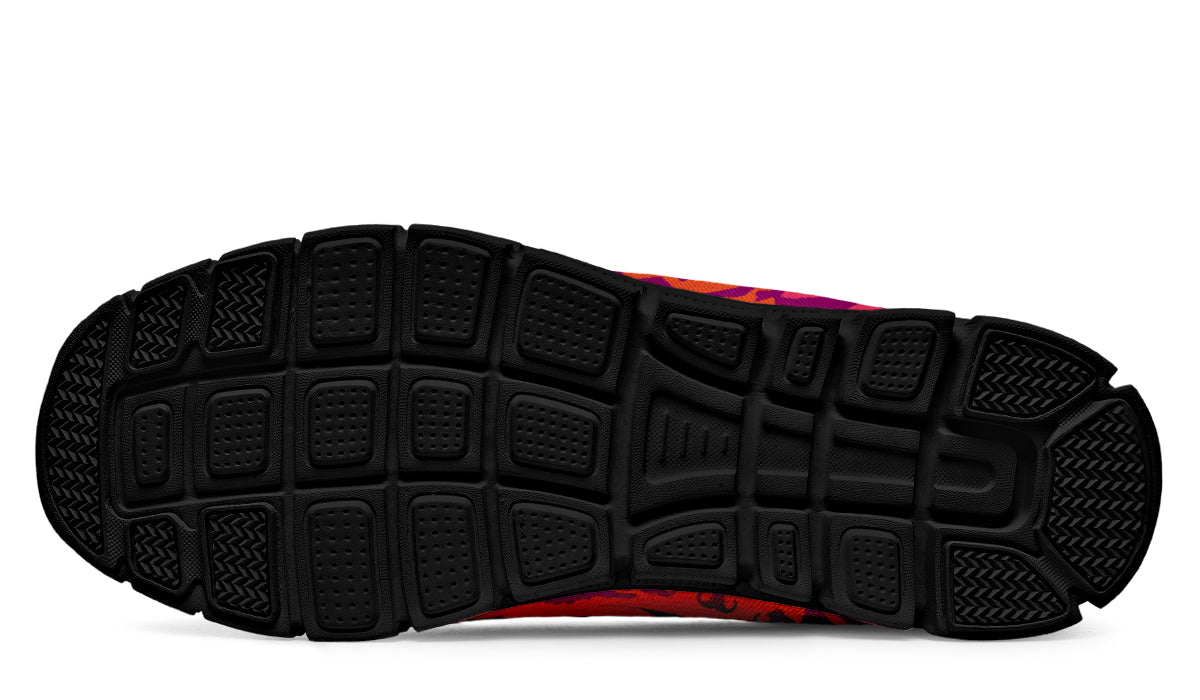 Print On Demand - Sneakers - "EOD Bomb Flag" (Orange & Pinks)