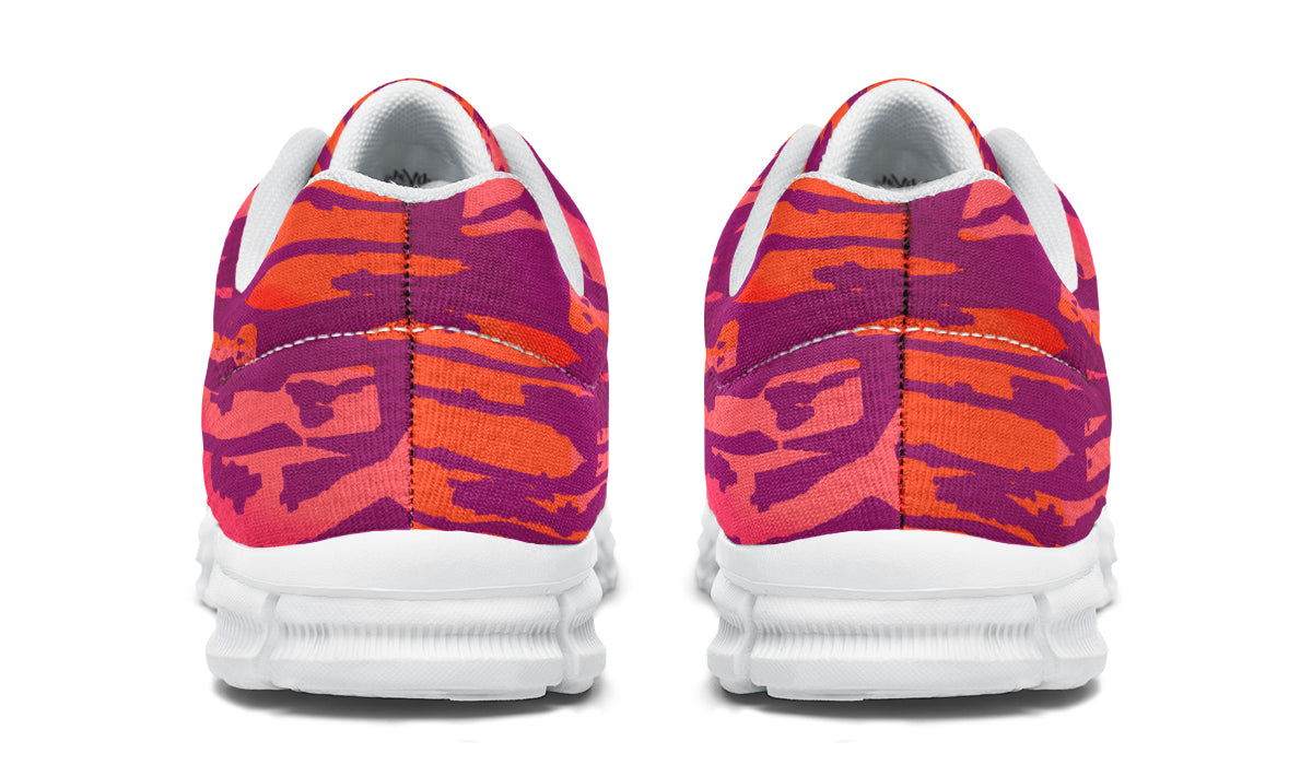 Print On Demand - Sneakers - "EOD Bomb Flag" (Orange & Pinks)