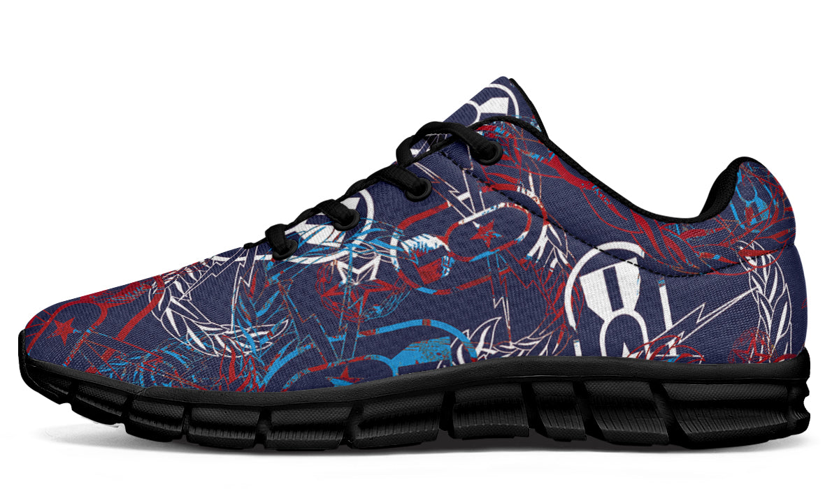 Print On Demand - Sneakers - "It's 5 o'clock Somewhere" (Red, White, & Blues)