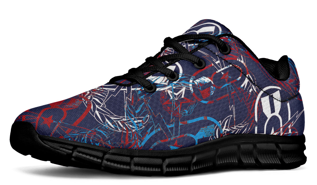 Print On Demand - Sneakers - "It's 5 o'clock Somewhere" (Red, White, & Blues)