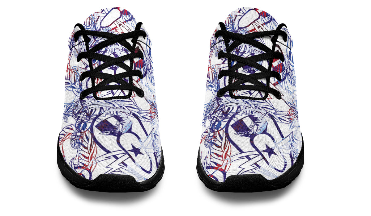 Print On Demand - Sneakers - "It's 5 o'clock Somewhere" (Red, White, & Boom!)