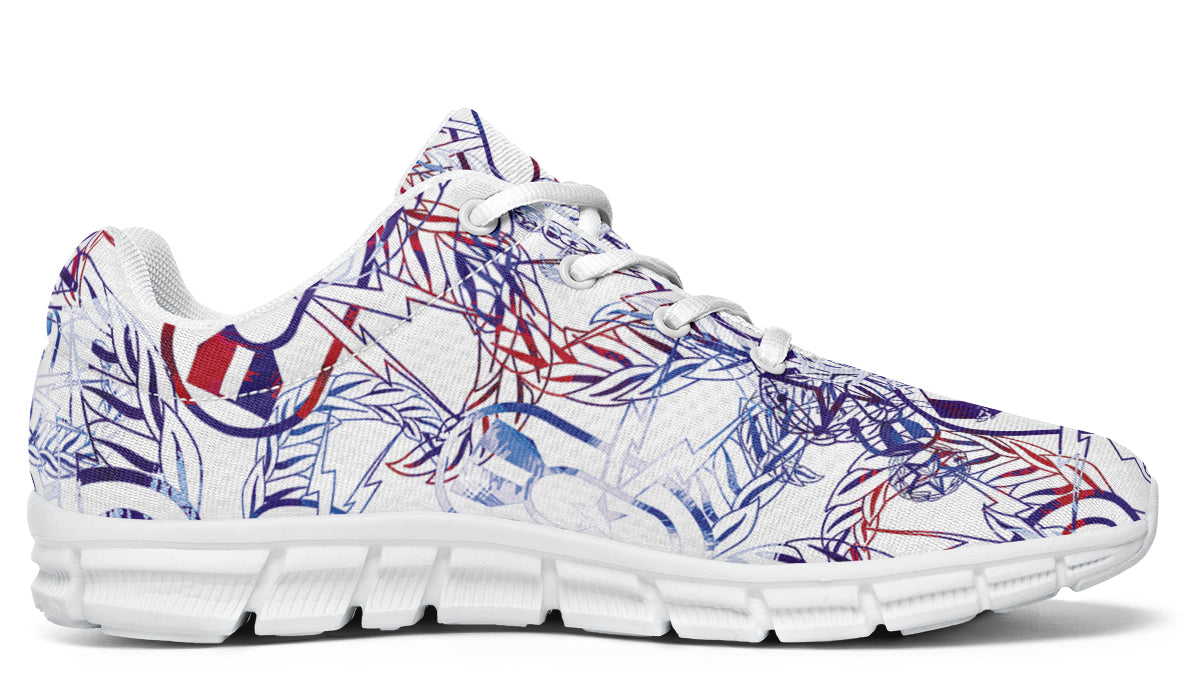Print On Demand - Sneakers - "It's 5 o'clock Somewhere" (Red, White, & Boom!)