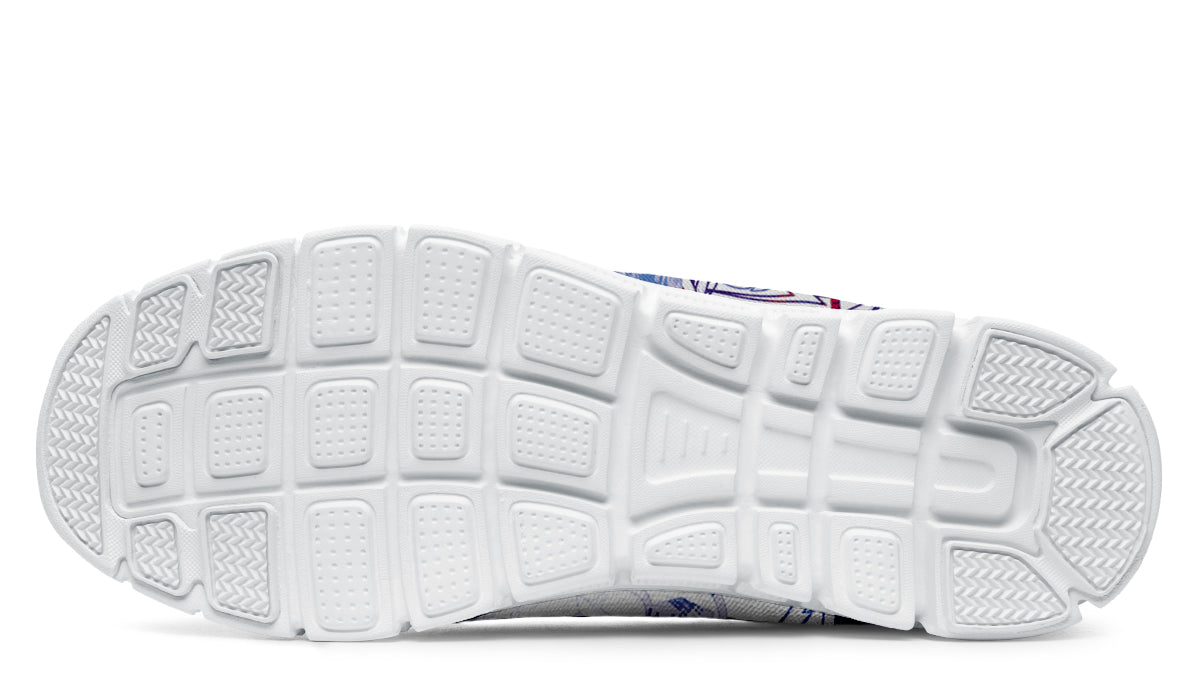 Print On Demand - Sneakers - "It's 5 o'clock Somewhere" (Red, White, & Boom!)