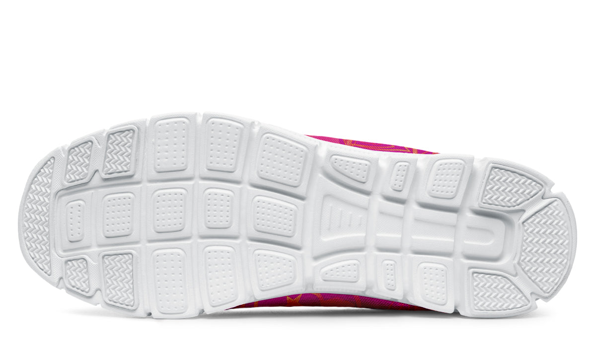 Print On Demand - Sneakers - "It's 5 o'clock Somewhere" (Neon Pink & Yellow)