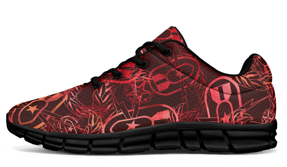 Print On Demand - Sneakers - "It's 5 o'clock Somewhere" (Rust)