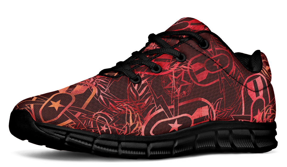 Print On Demand - Sneakers - "It's 5 o'clock Somewhere" (Rust)