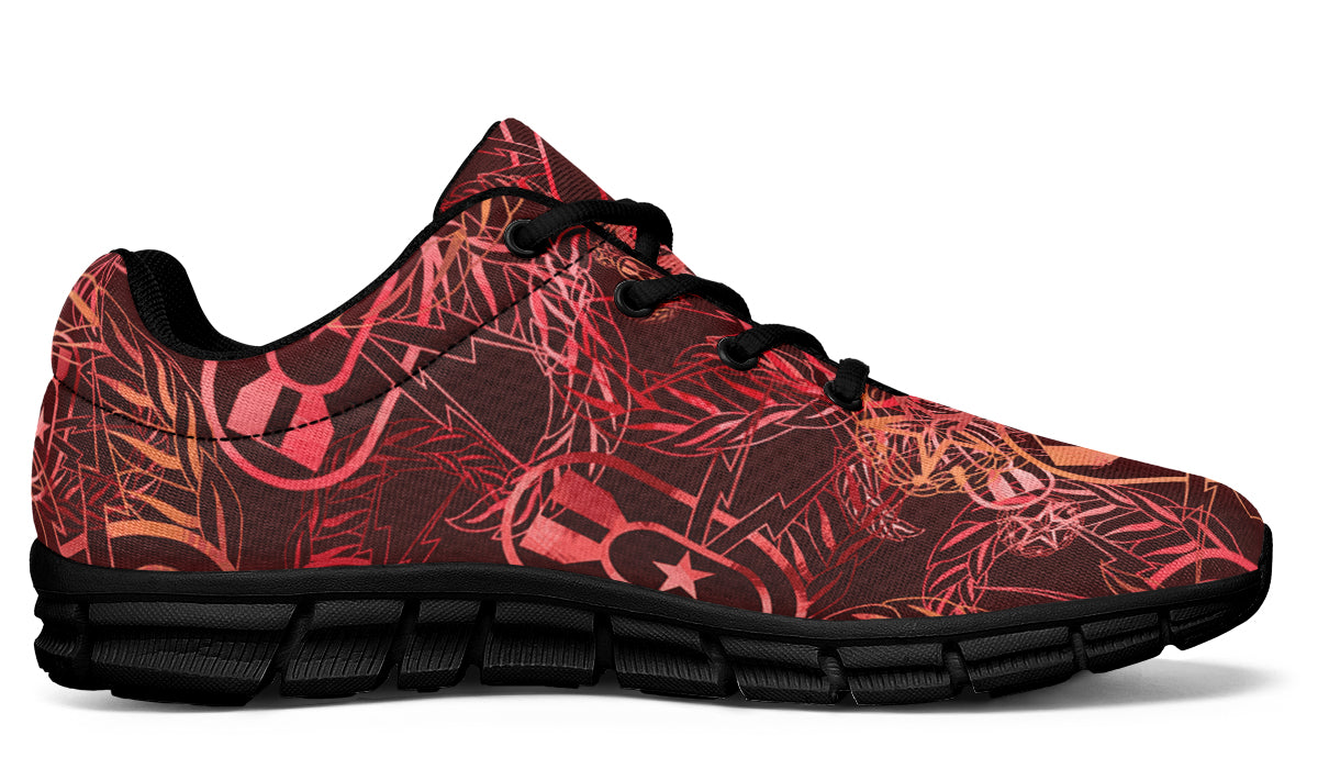 Print On Demand - Sneakers - "It's 5 o'clock Somewhere" (Rust)