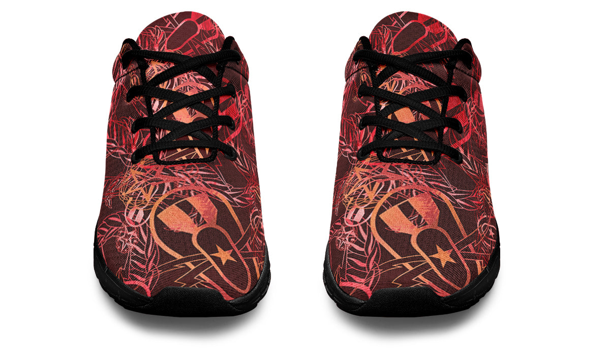Print On Demand - Sneakers - "It's 5 o'clock Somewhere" (Rust)