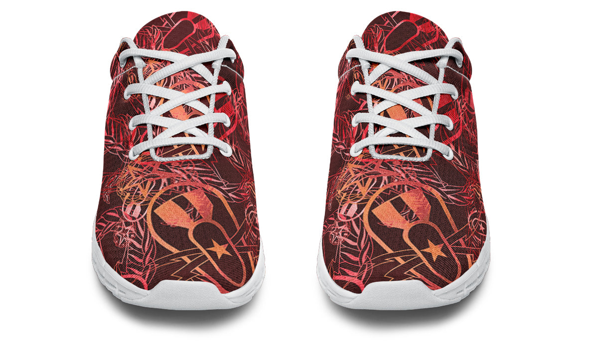 Print On Demand - Sneakers - "It's 5 o'clock Somewhere" (Rust)