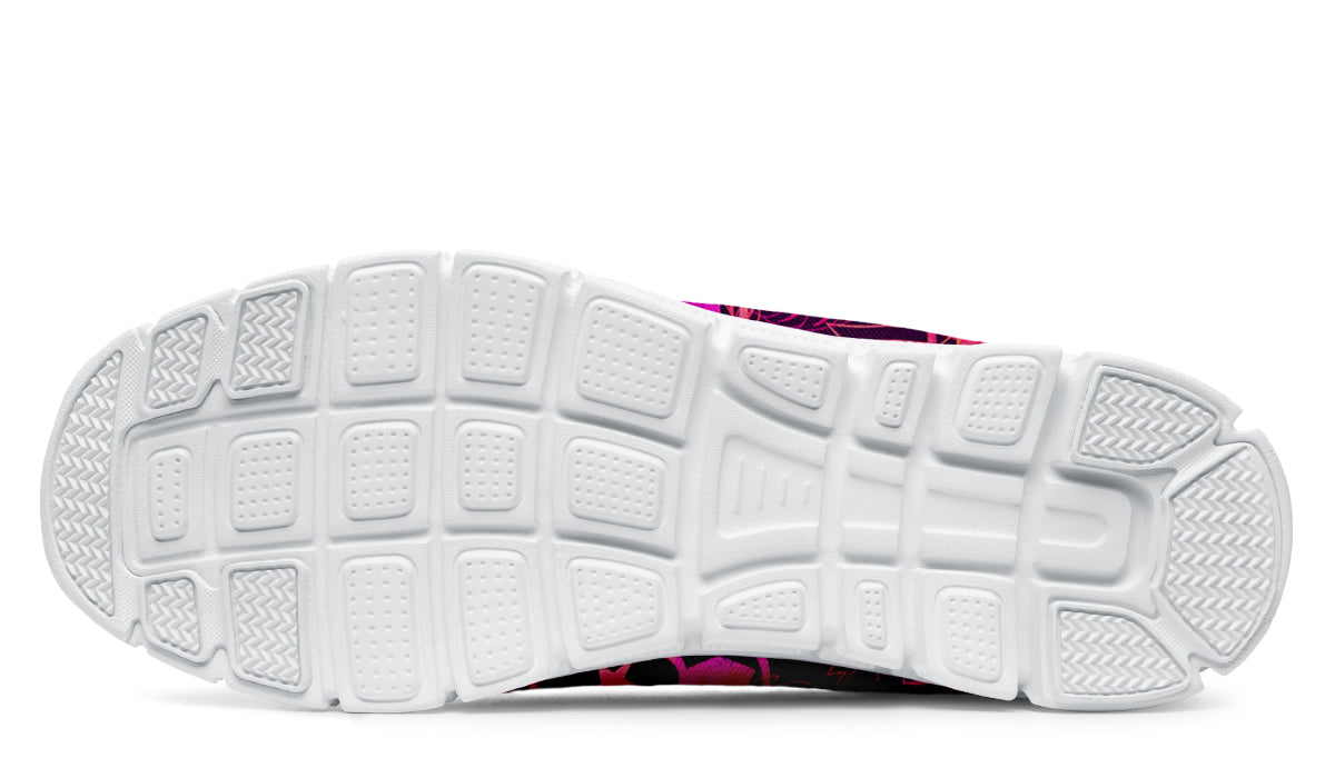 Print On Demand - Sneakers - "It's 5 o'clock Somewhere" (Yellow/Orange/Purple)