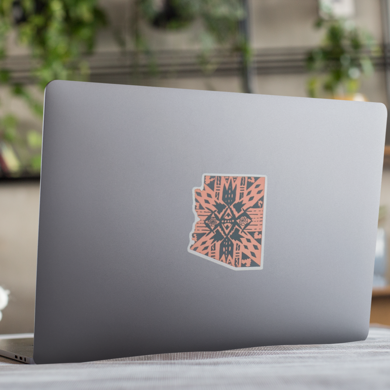 Vinyl Sticker/Decal - "Aztec AZ (Coral)"