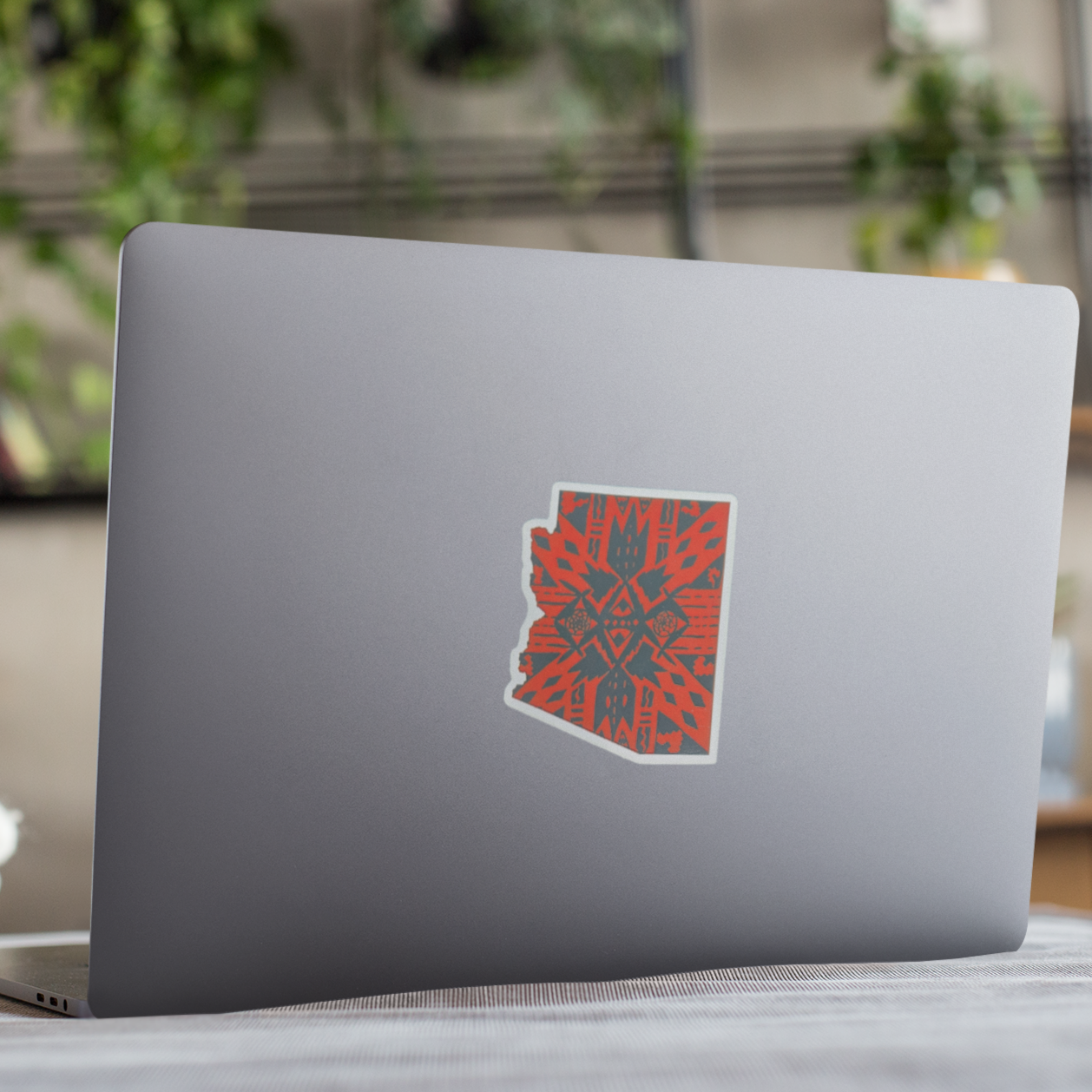 Vinyl Sticker/Decal - "Aztec AZ" (Rust)