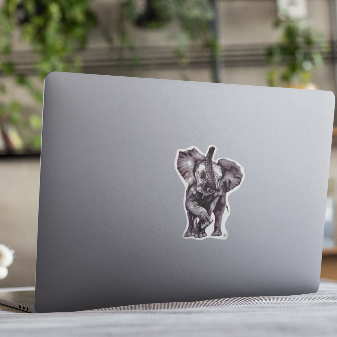 Vinyl Sticker/Decal - "Dancing Elephant"