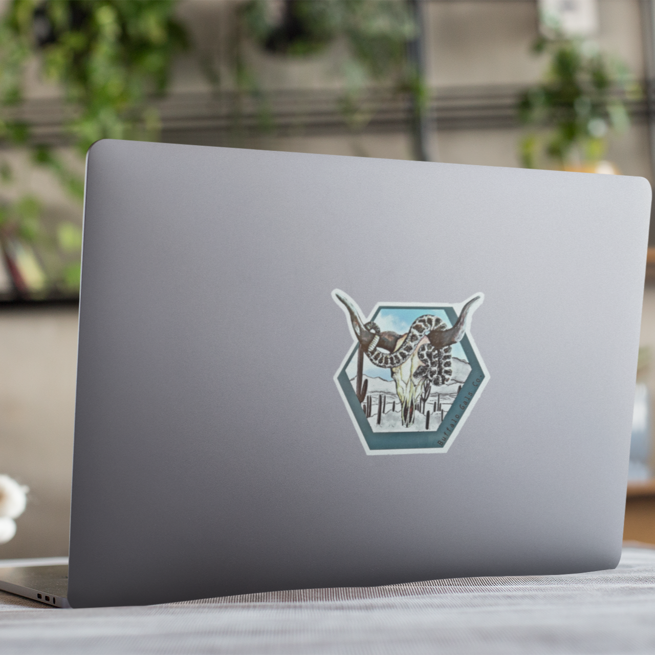 Vinyl Sticker/Decal - "Diamondback Desertscape Ink"