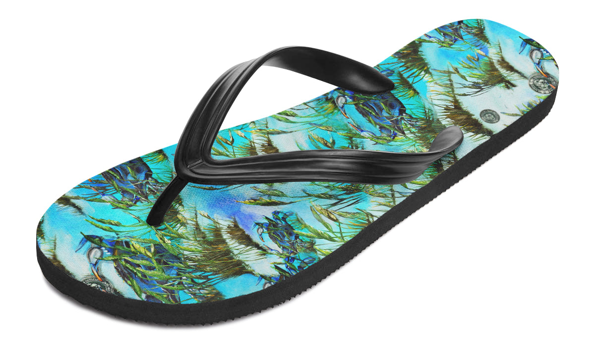 Flip Flops - "Crab Island Treasure"