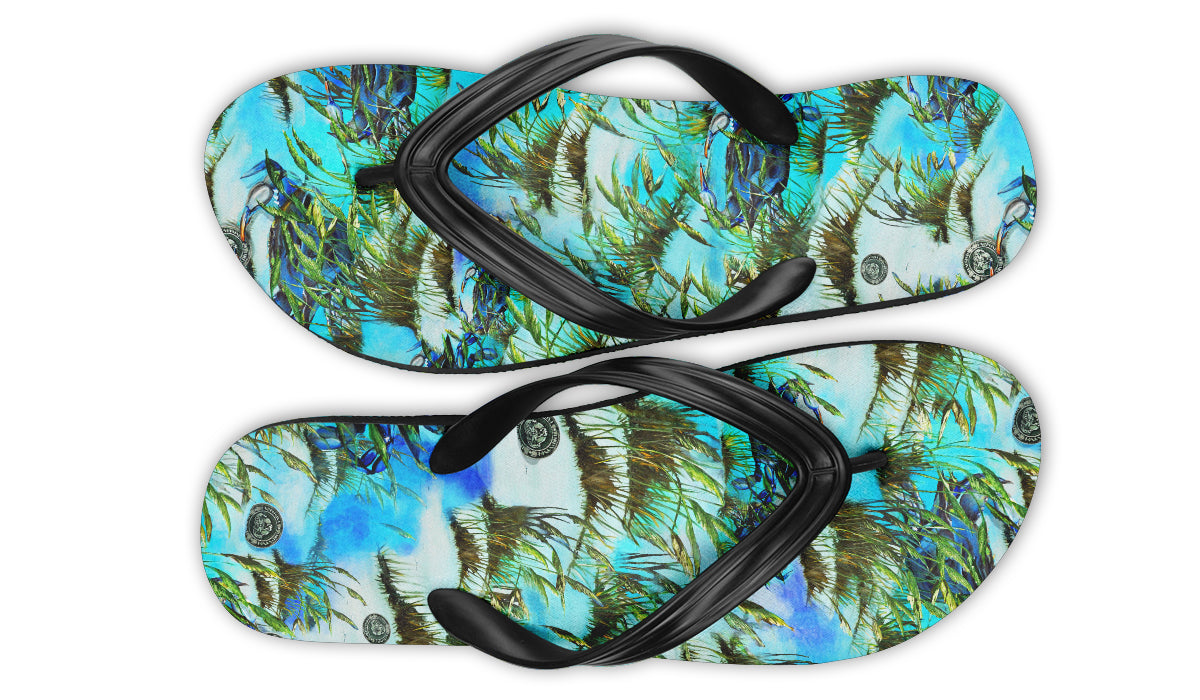 Flip Flops - "Crab Island Treasure"