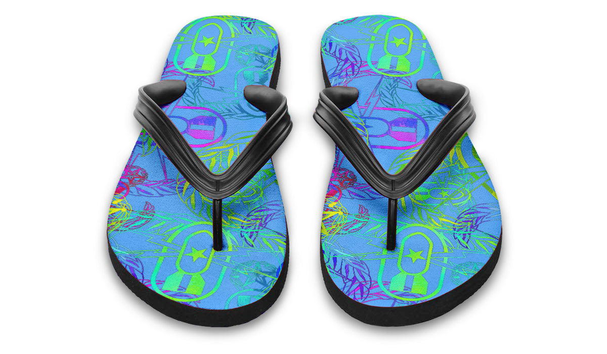 Flip Flops - "It's 5 o'clock Somewhere" (Pastels)