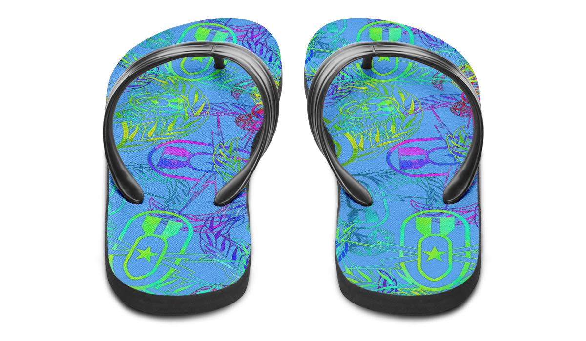 Flip Flops - "It's 5 o'clock Somewhere" (Pastels)