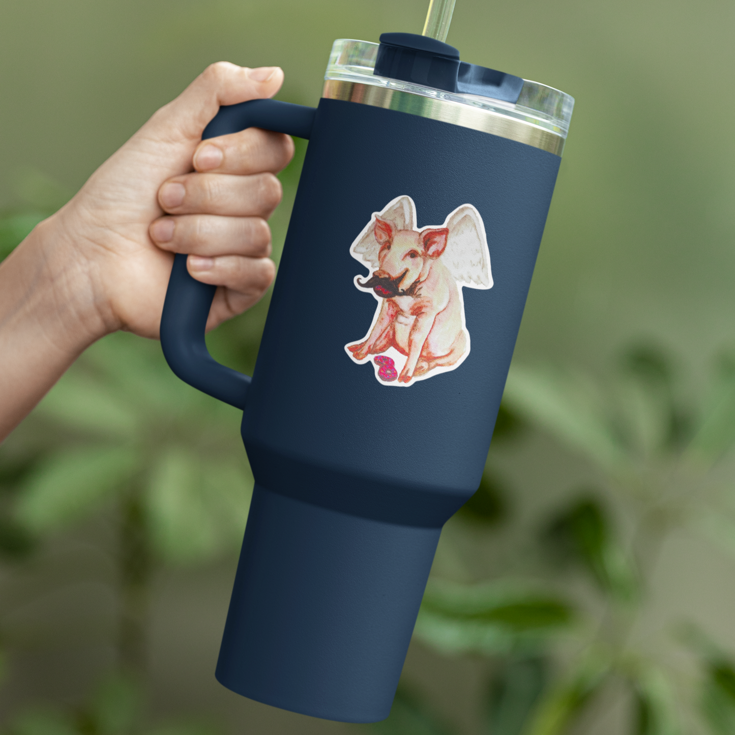 "Flying Pig" Vinyl Sticker/Decal
