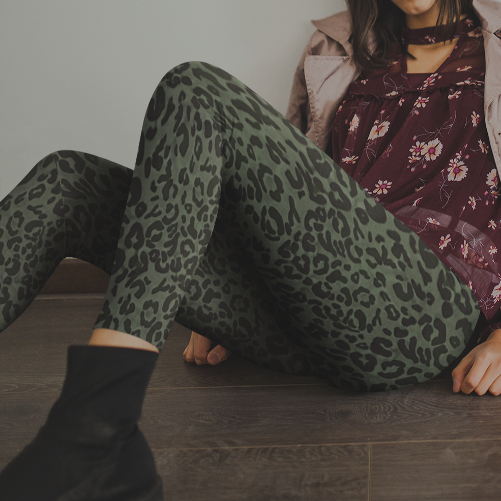 Forest Leopard Leggings with Pockets (Misses/Teen) – Buffalo Gals Co.